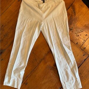 Eileen Fisher Light Cream stretch pants